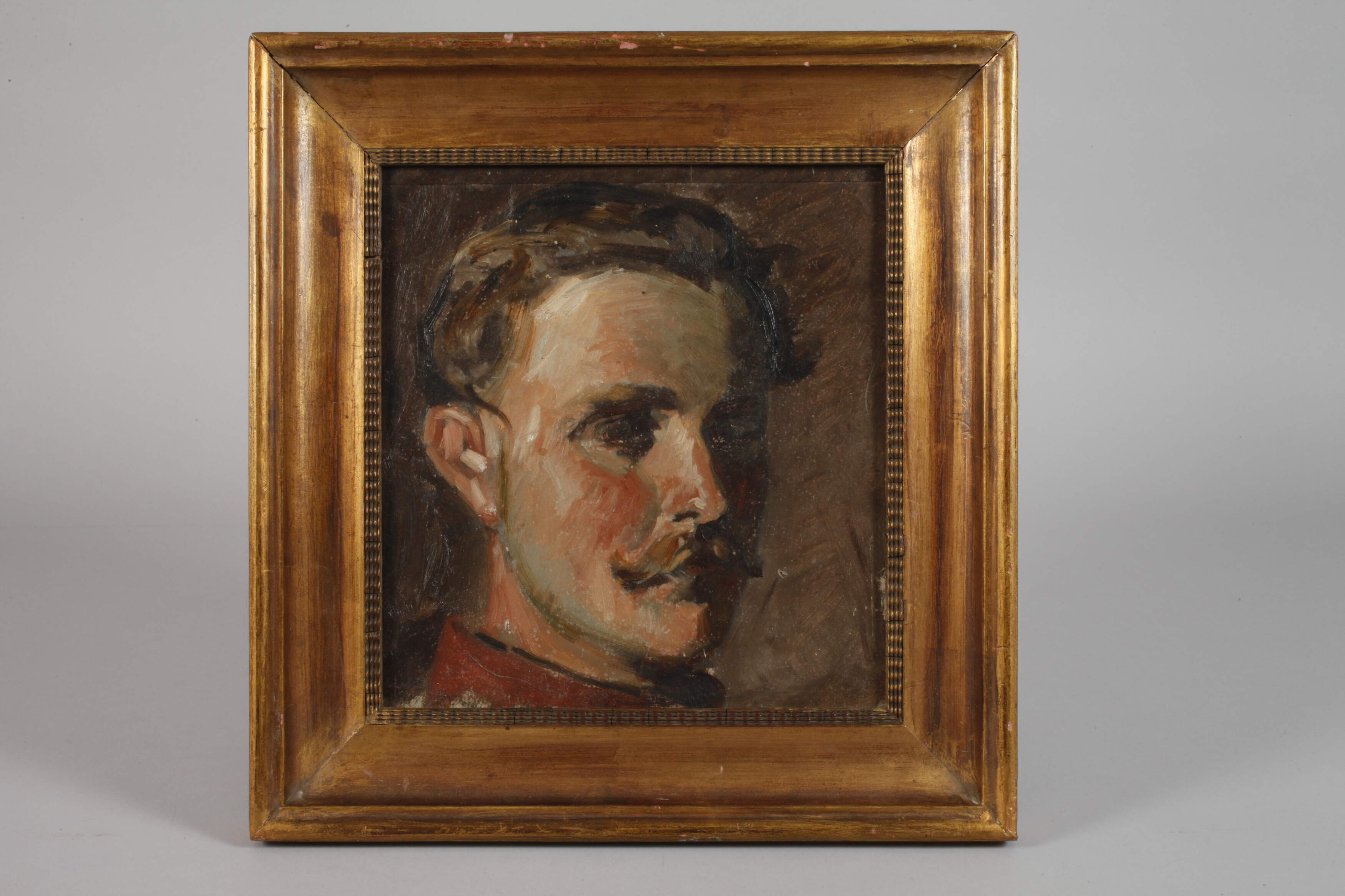 Impressionist, soldier portrait late Empire - Image 2 of 3