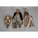 Three historical marionettes 