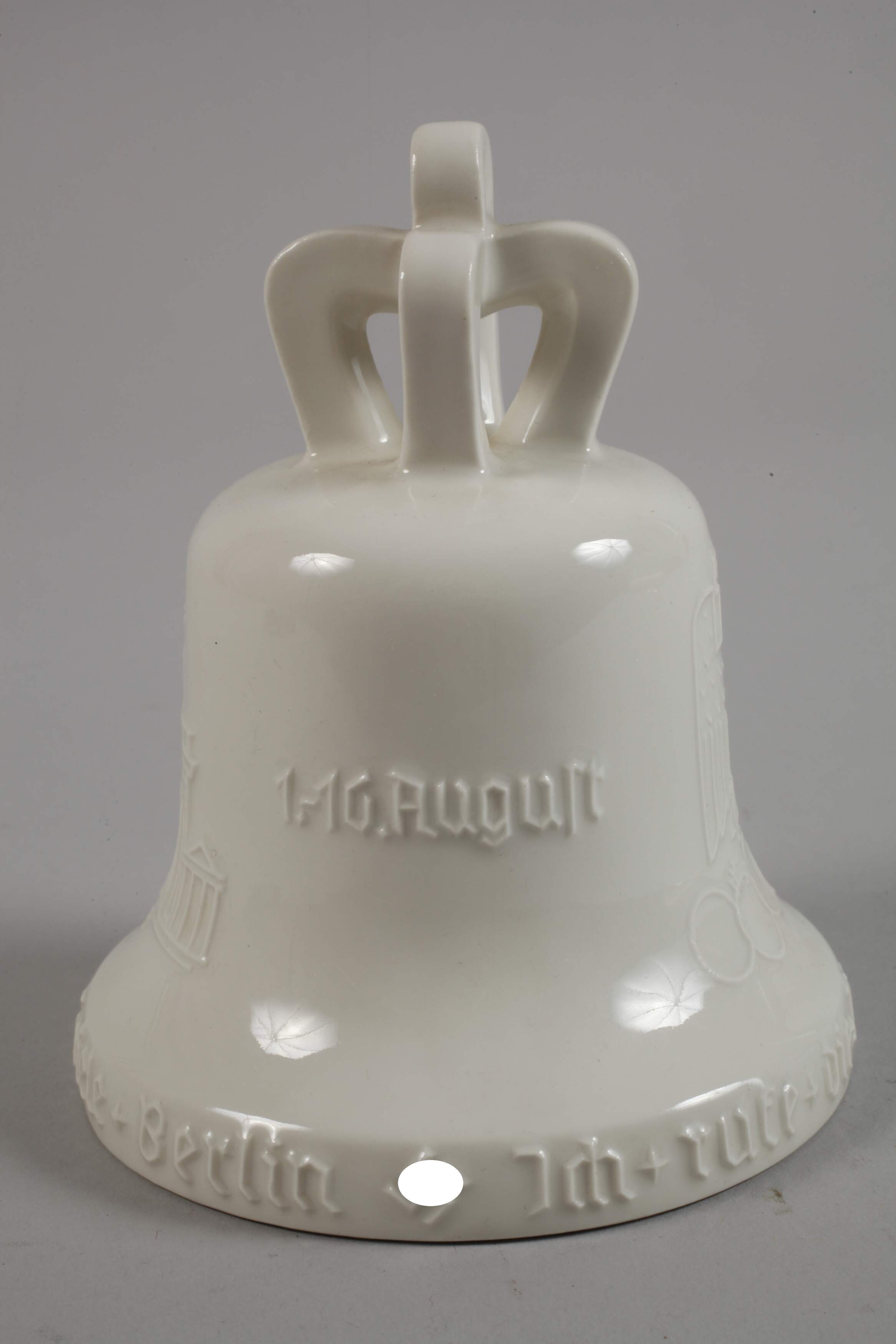 Porcelain bell Olympia 1936 with stand - Image 4 of 6