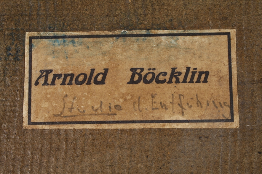 Prof. Arnold Böcklin, attr, "Abduction" - Image 8 of 8