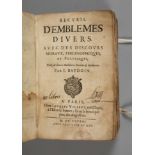 Recueil D'Emblèmes Divers 1638