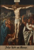 Kreuzwegszene, "Jesus stirbt am Kreuze"
