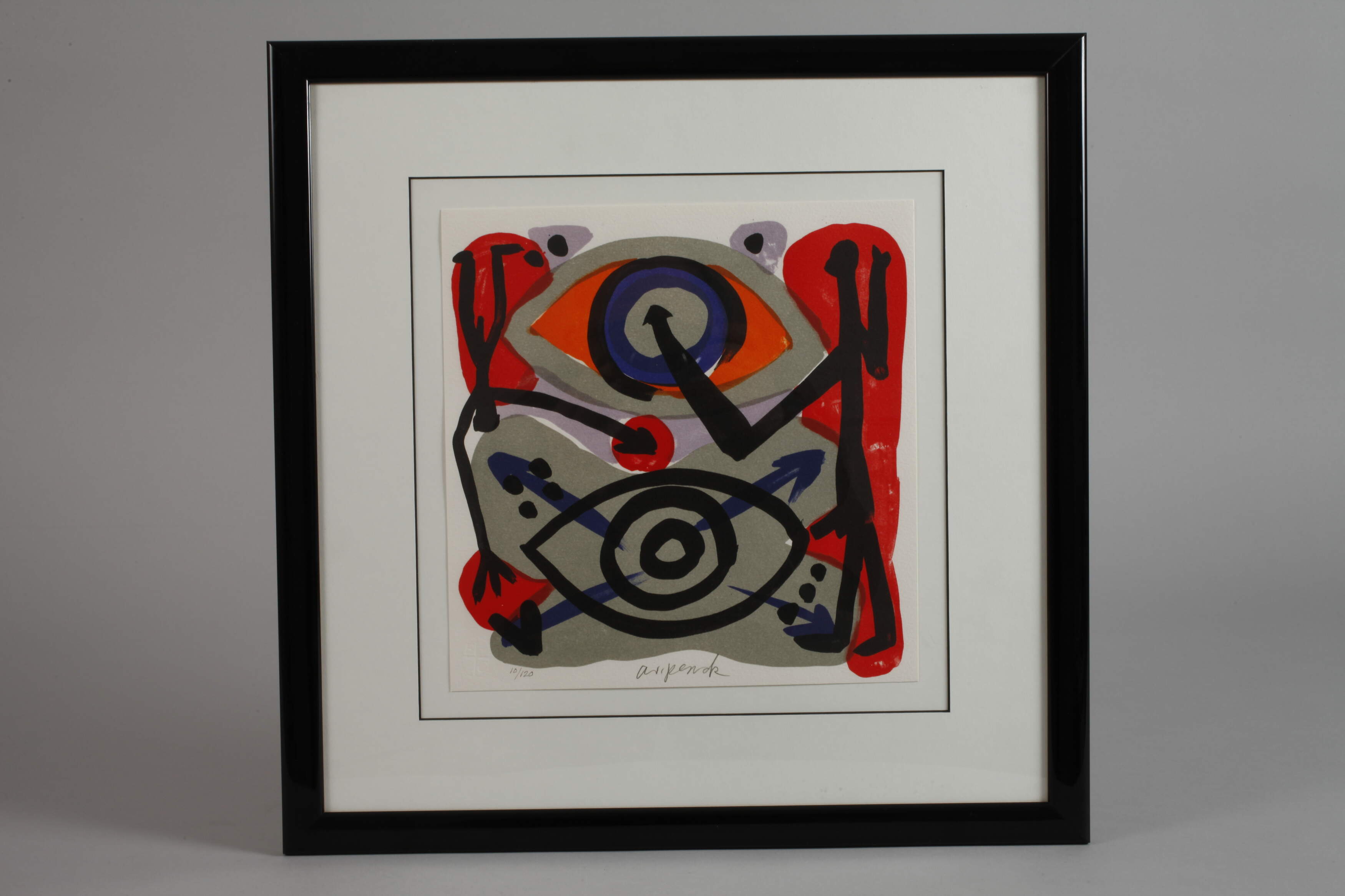 A. R. Penck, sheet from the Copenhagen Suite II - Image 2 of 3