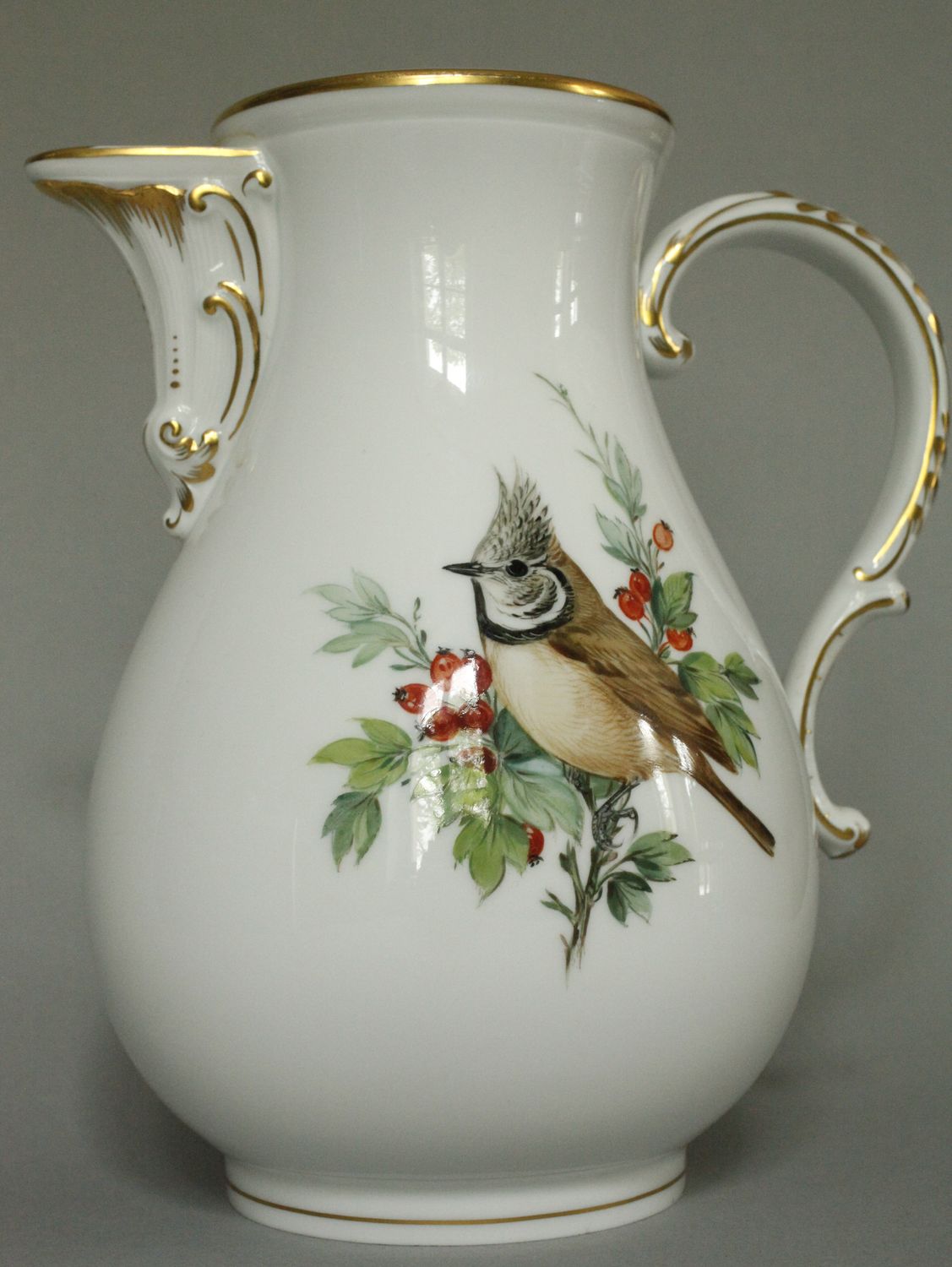 Meissen Tête-à-Tête "Bird and Insect Painting" - Image 12 of 12