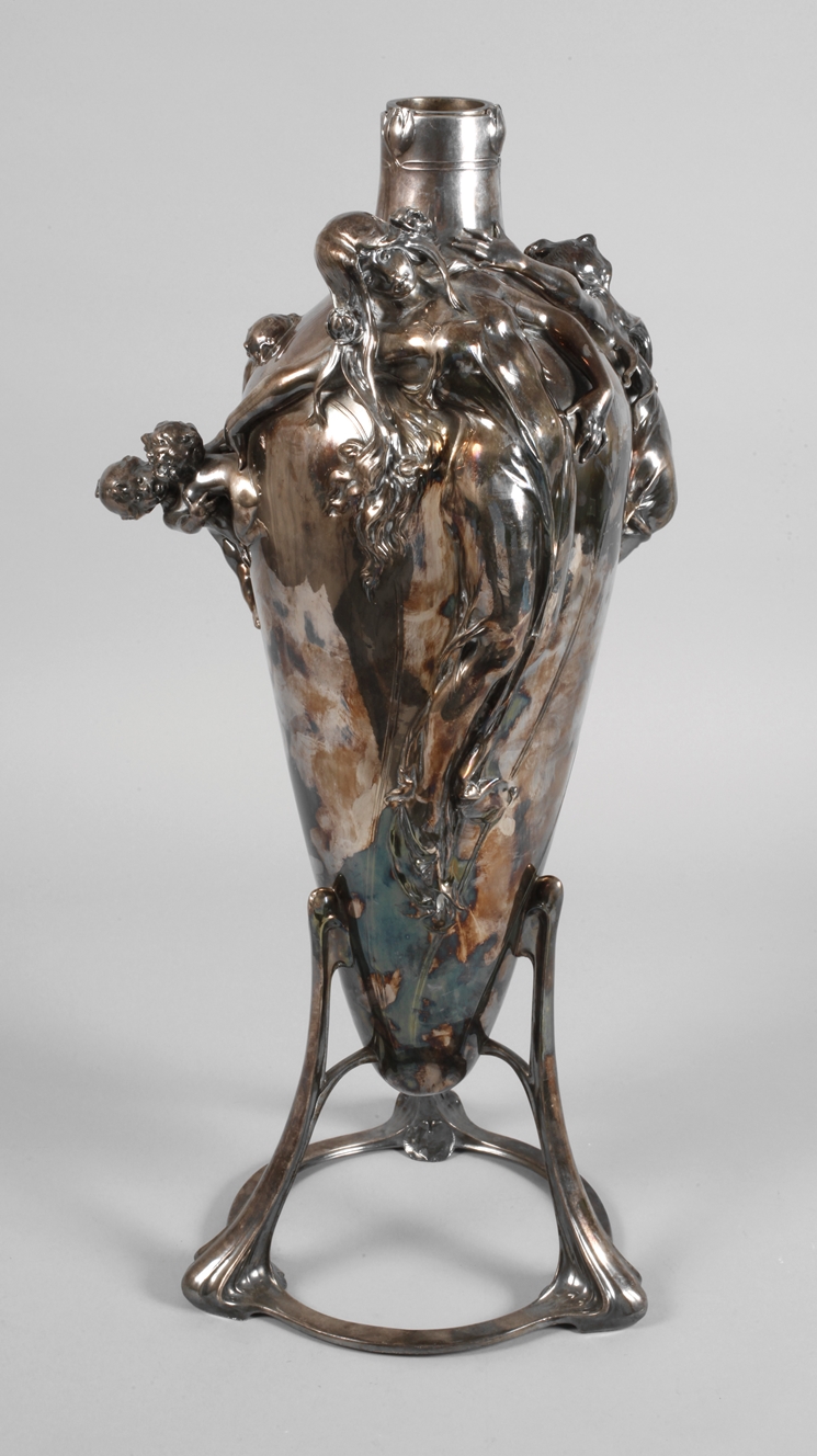Hugo Meinhardt large Art Nouveau vase