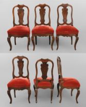 Six baroque chairs
