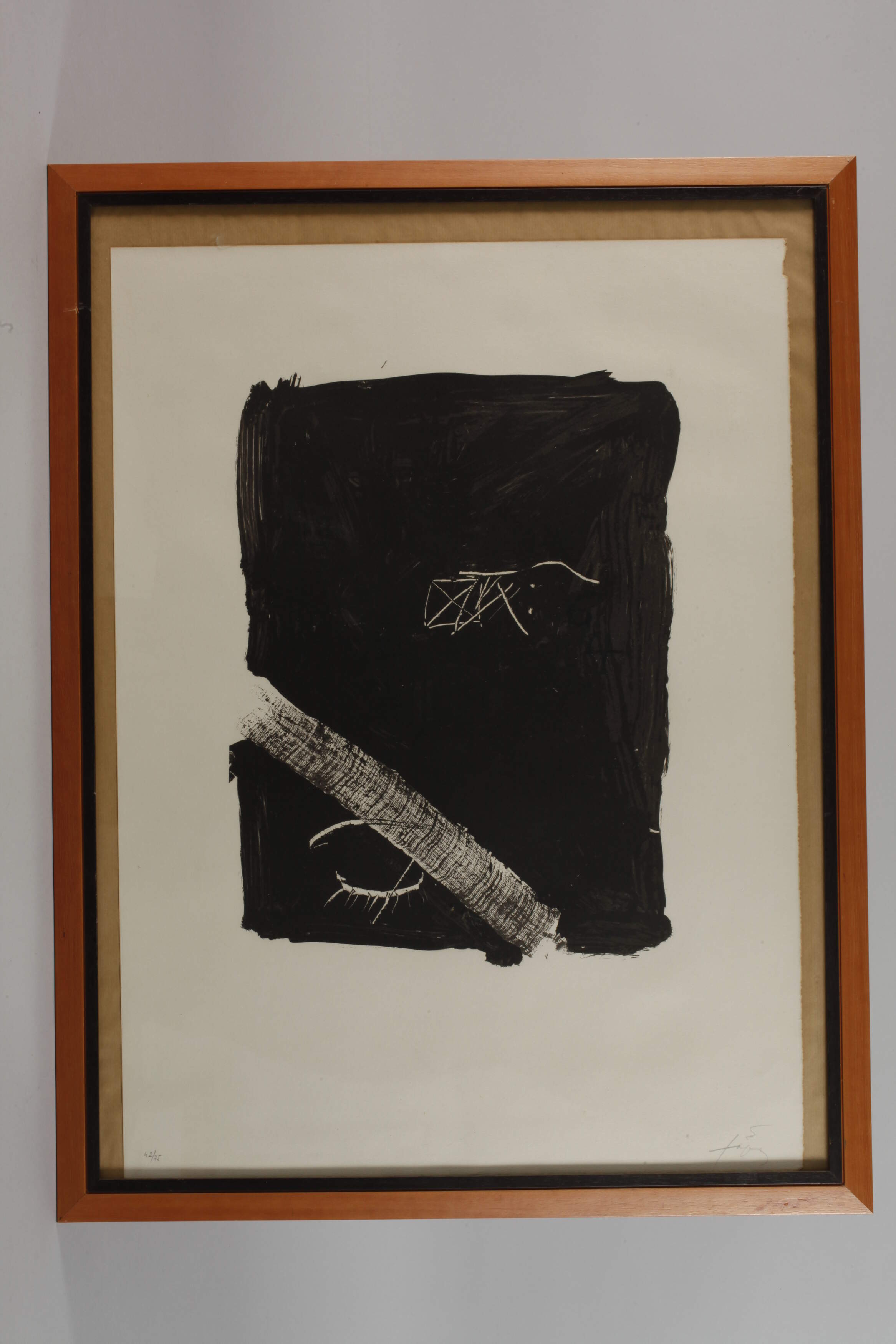 Antoni Tàpies, "Llambrec 5" - Image 2 of 3