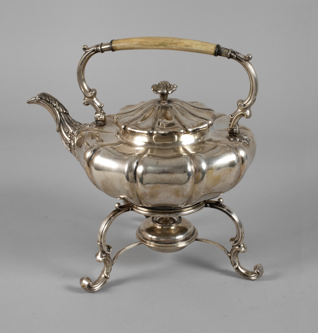 Large silver teapot Johann Georg Hassauer