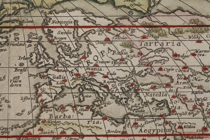 Franz Hogenberg, World Map - Image 3 of 10