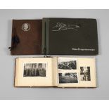 A collection of service albums from World War II