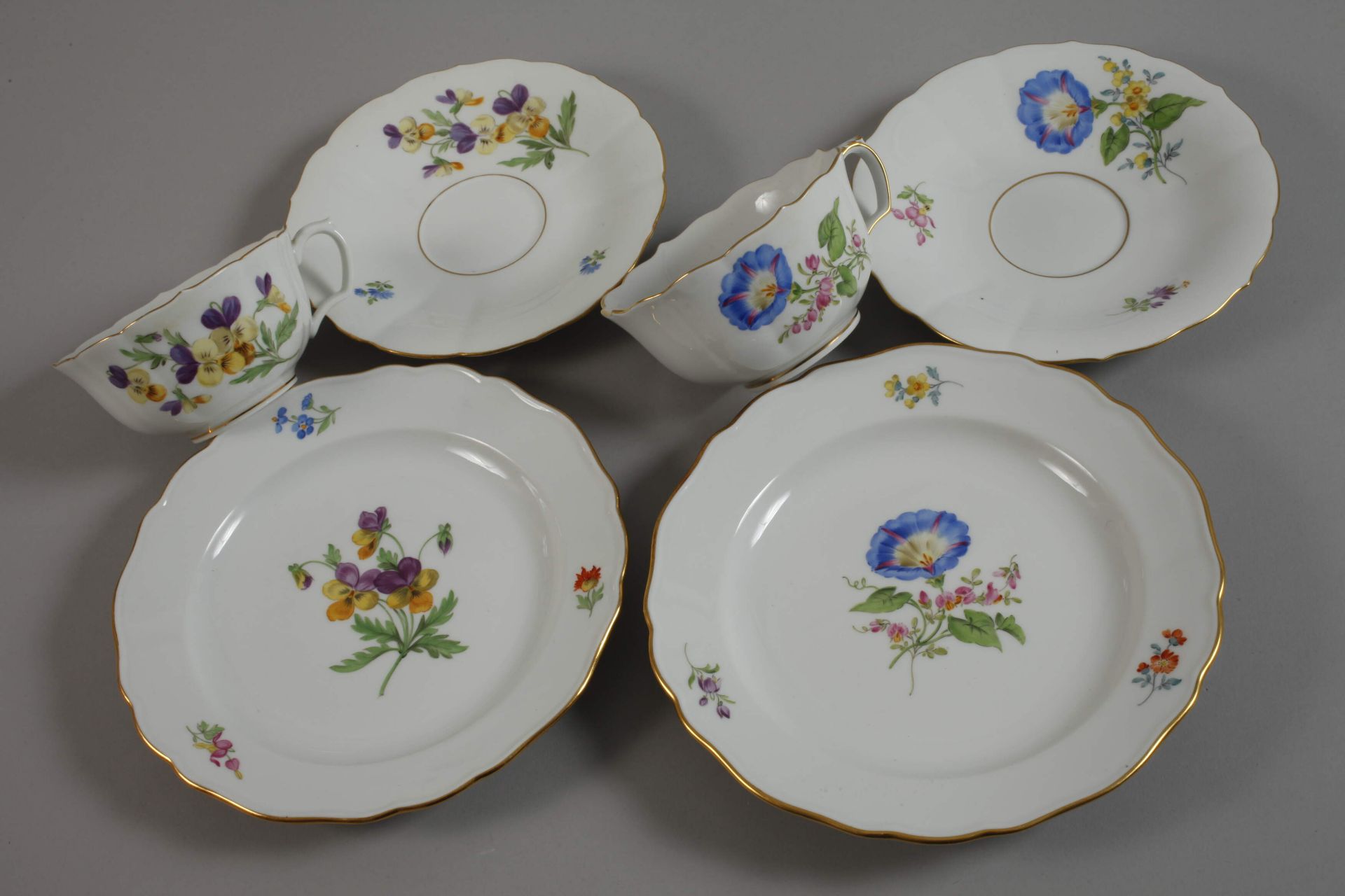 Meissen Konvolut Blumenmalerei - Bild 6 aus 7