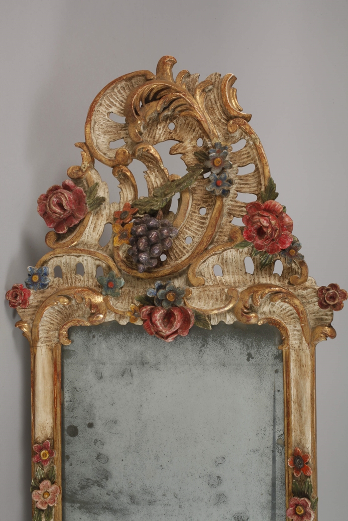 Rococo wall mirror - Image 2 of 4