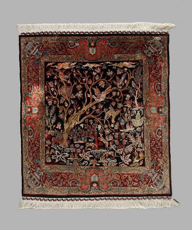 Small silk carpet