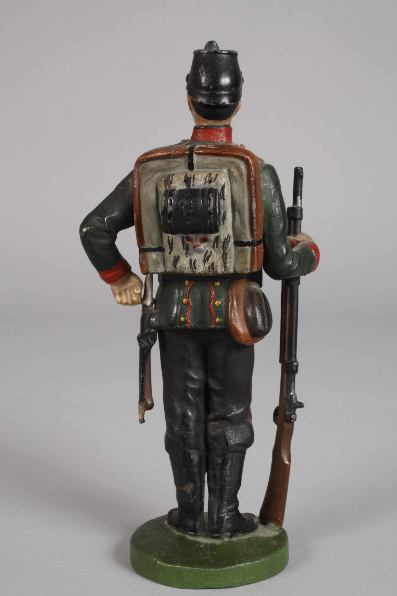 Large pewter soldier of the Prussian Jäger Battalion - Image 2 of 3