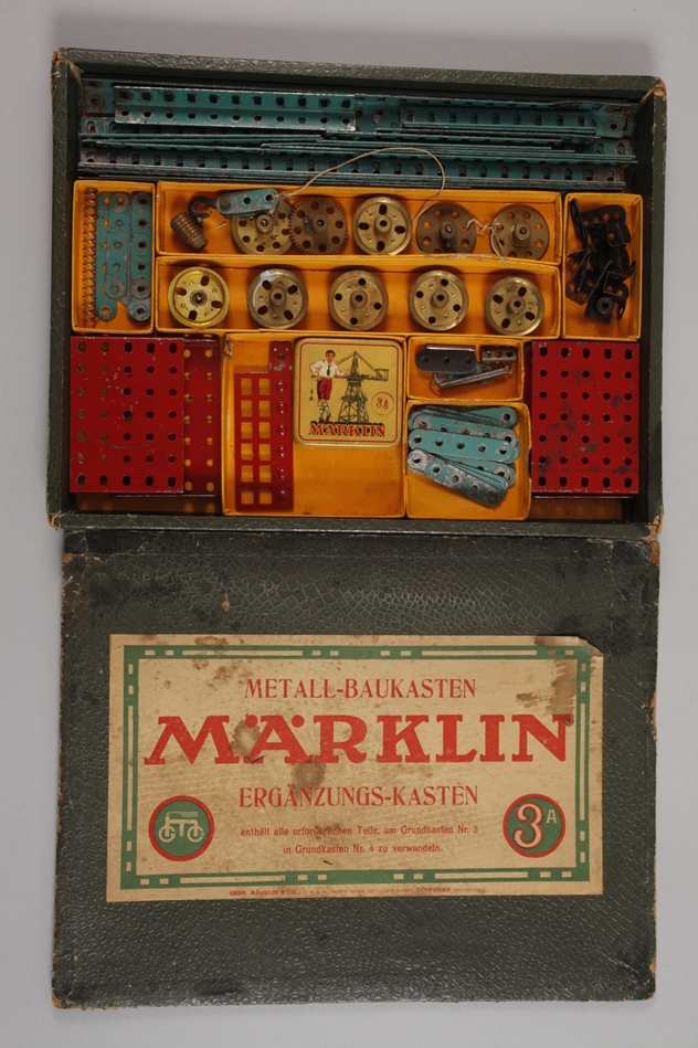 Märklin three metal construction sets with instruction book - Image 3 of 4