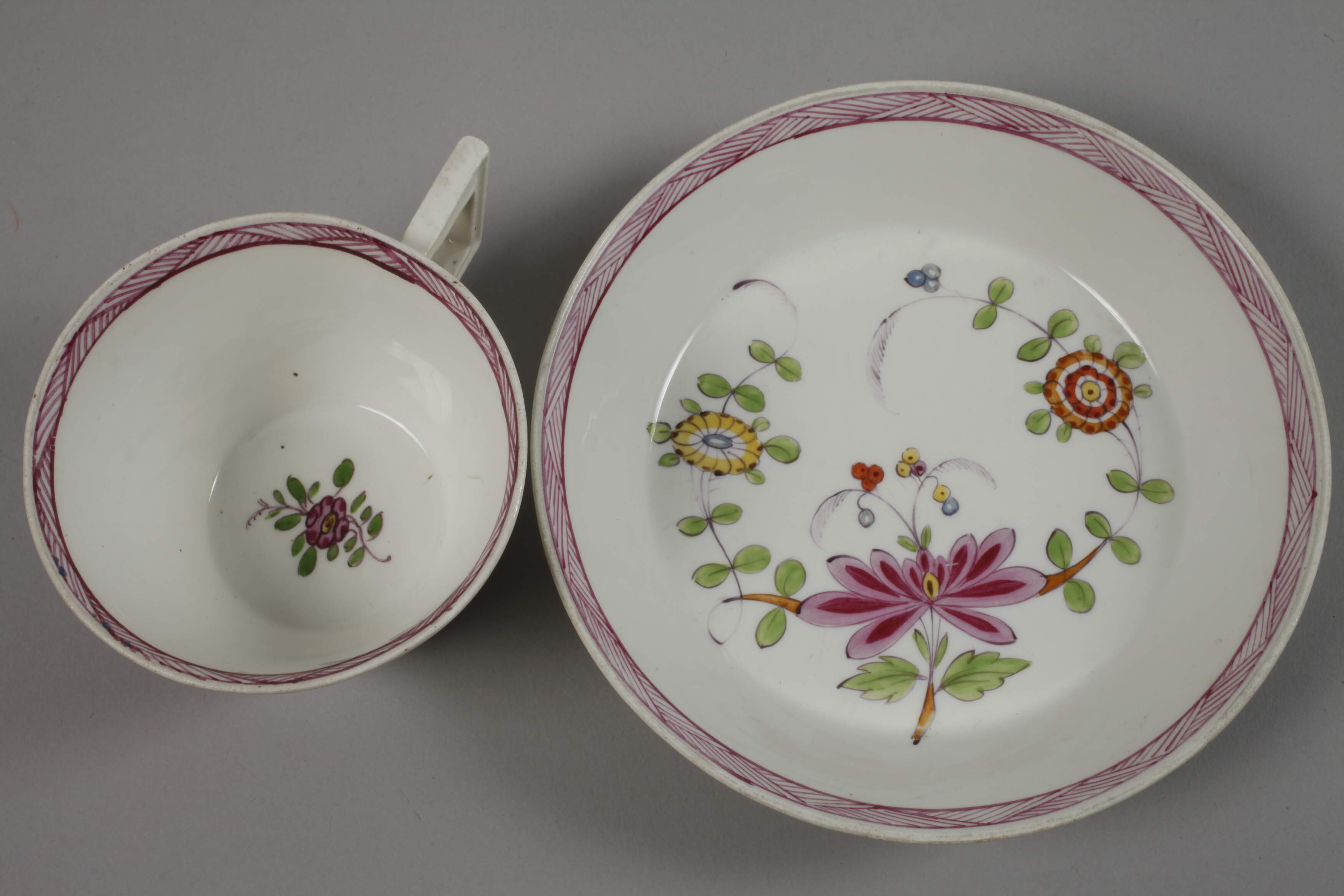 Meissen cup with saucer Marcolini period - Image 2 of 4