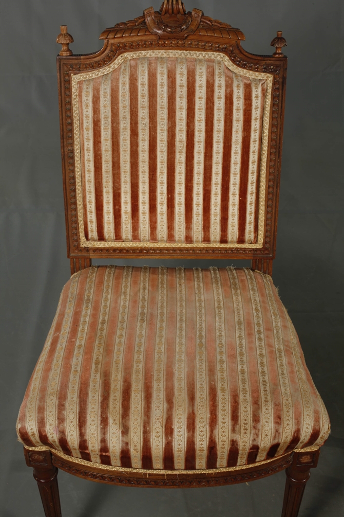 Pair of classicist chairs - Image 4 of 6