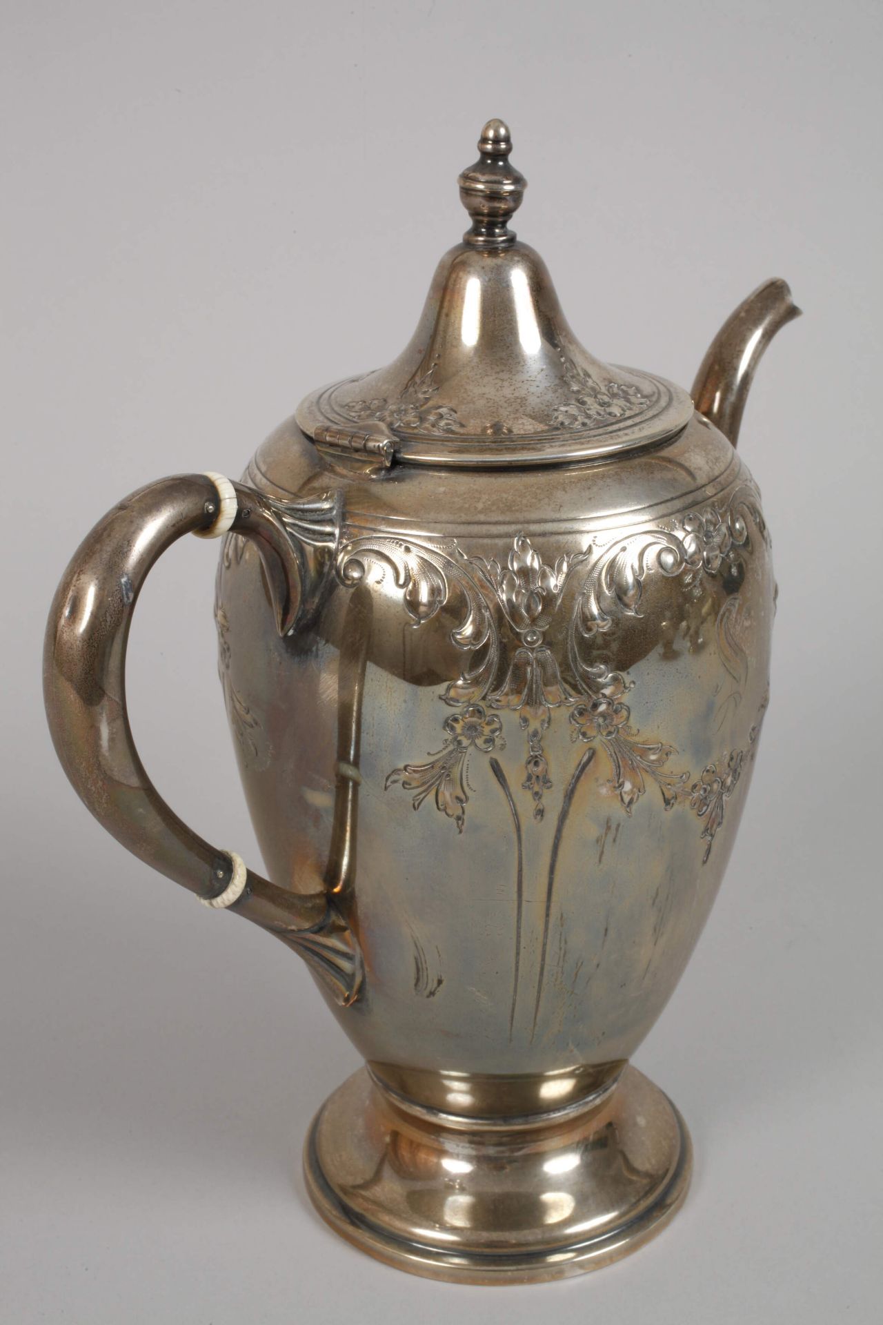 Fabergé large silver coffee/tea set - Image 10 of 14