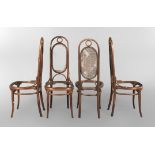 Four Thonet chairs