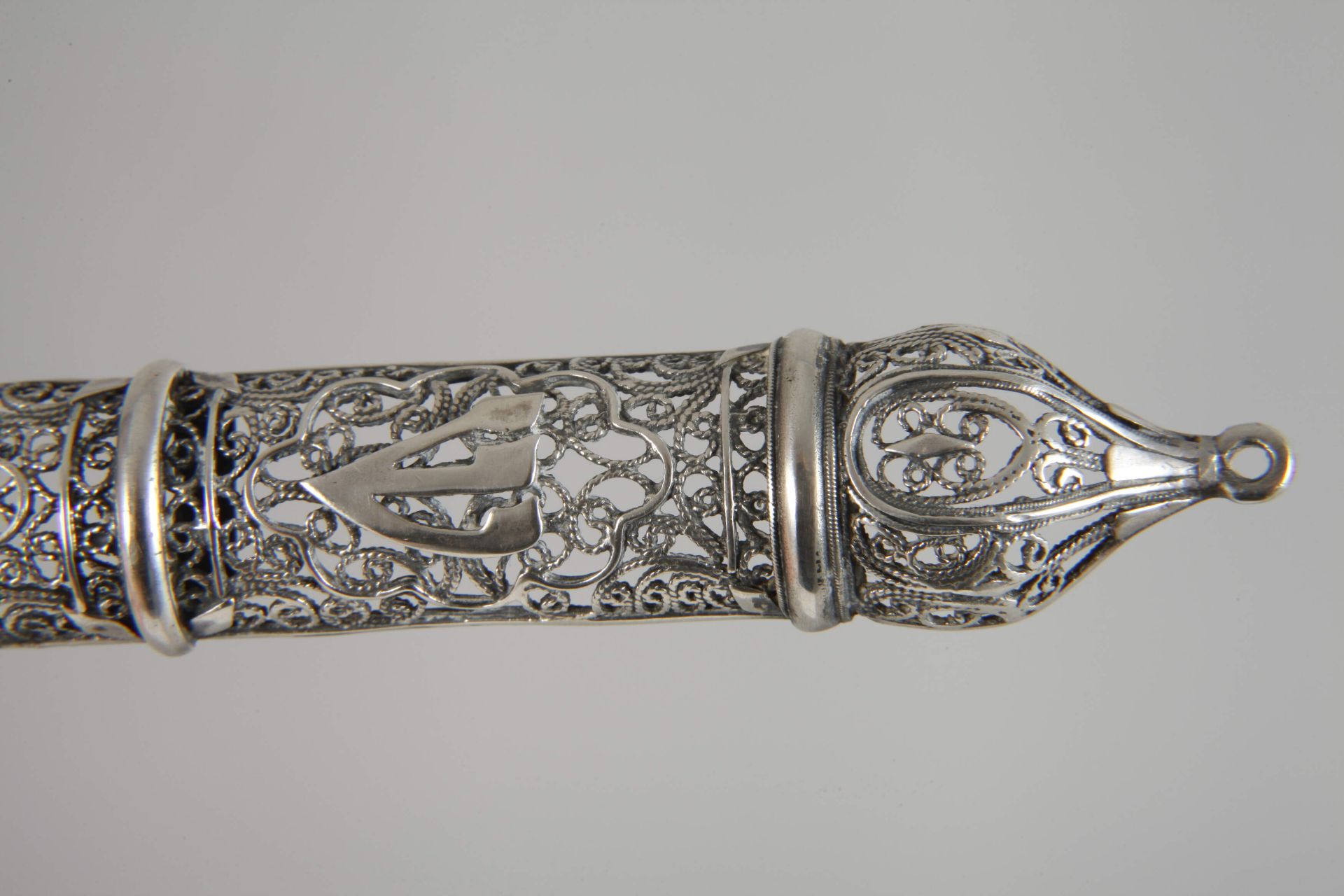 Silver mezuzah container - Image 3 of 3
