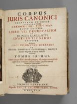 Corpus Juris Canonici 1717