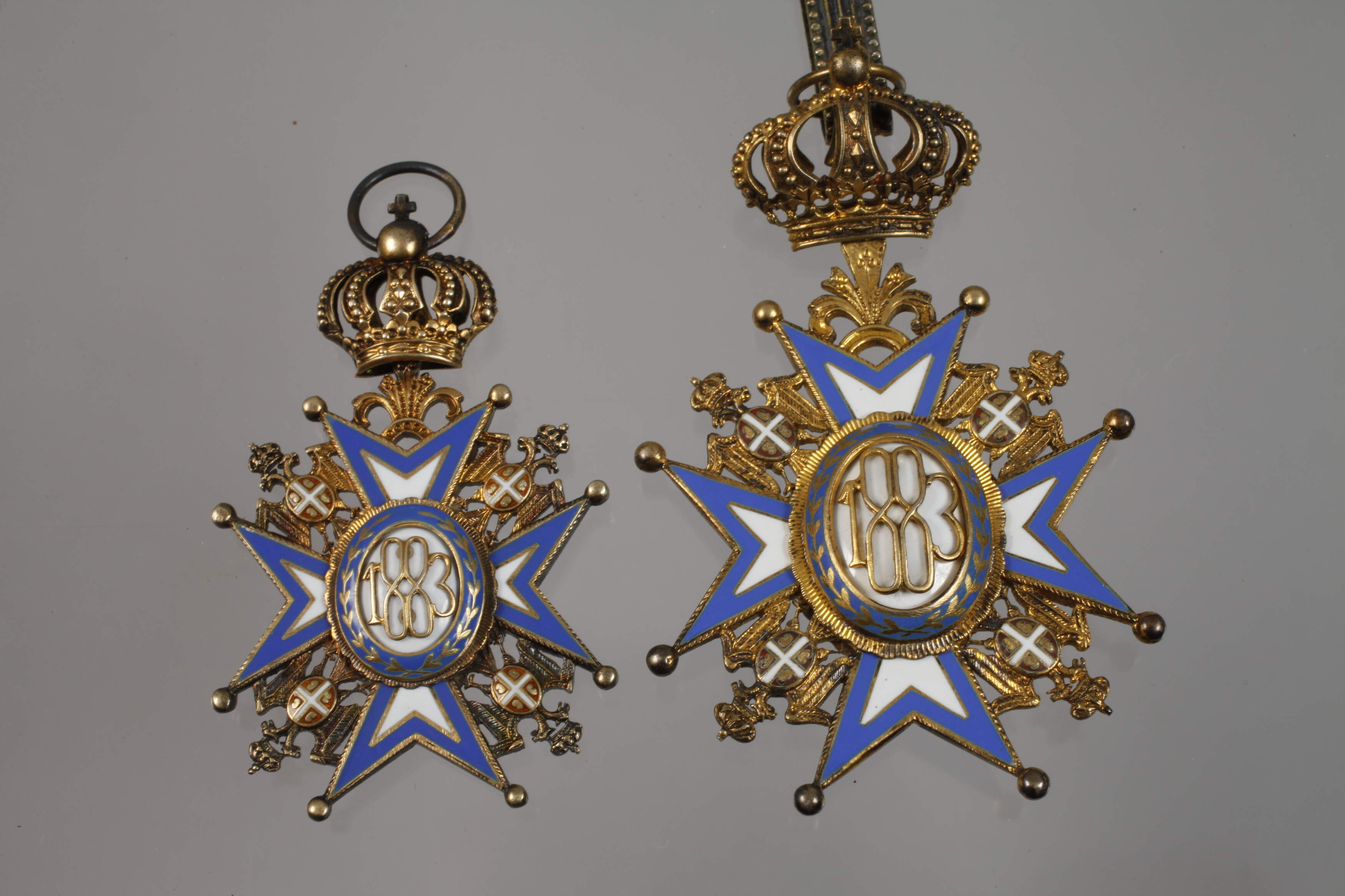 Commander's and Knight's Cross of St.Sava Order of Serbia - Image 3 of 3