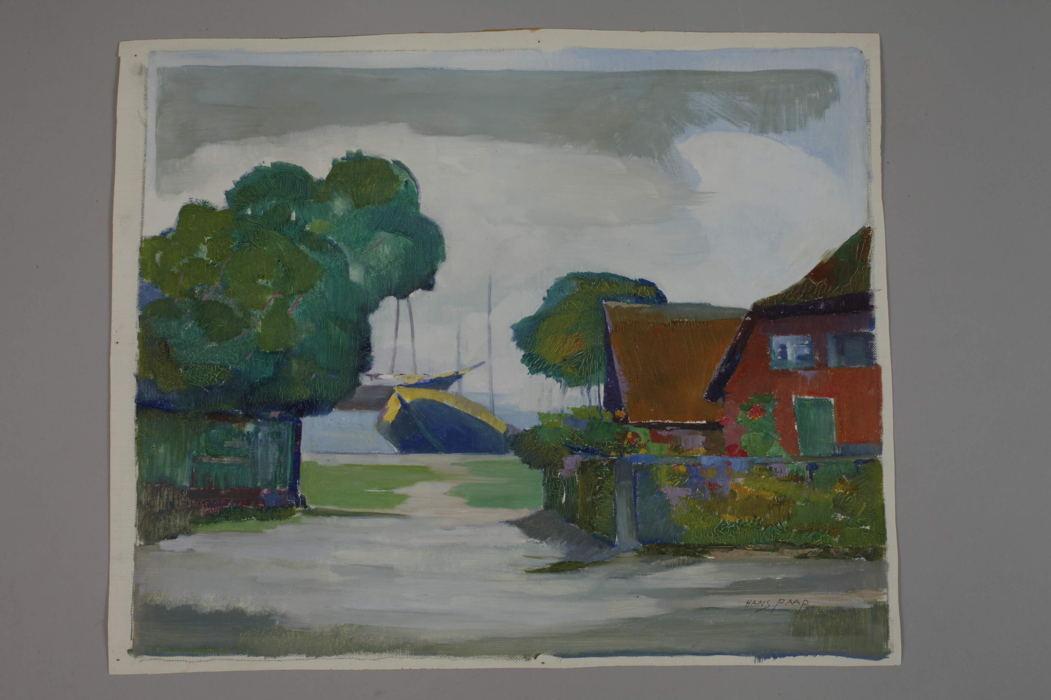 Hans Paap, Hafenpartie - Image 2 of 4