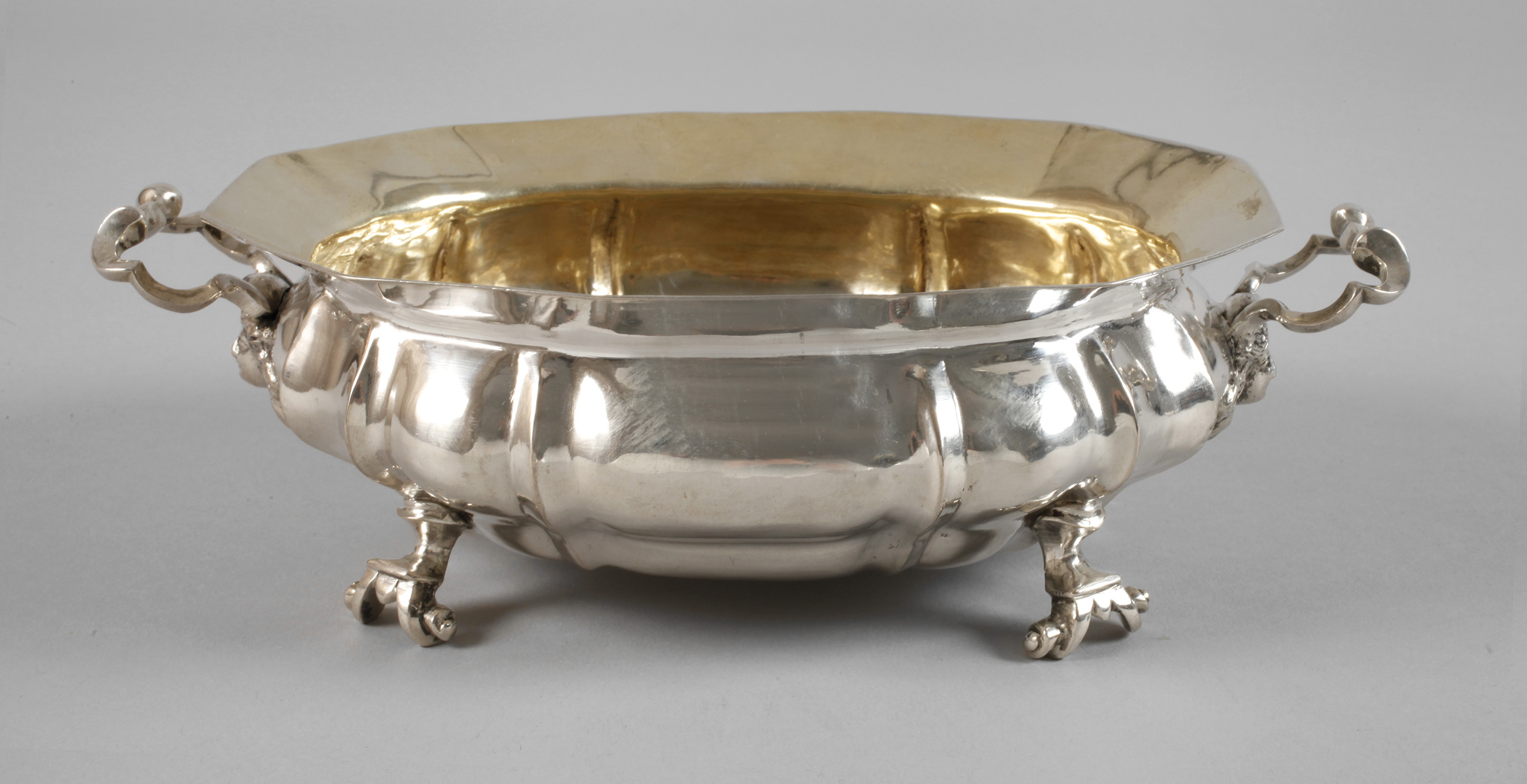 Baroque silver bowl Rostock 