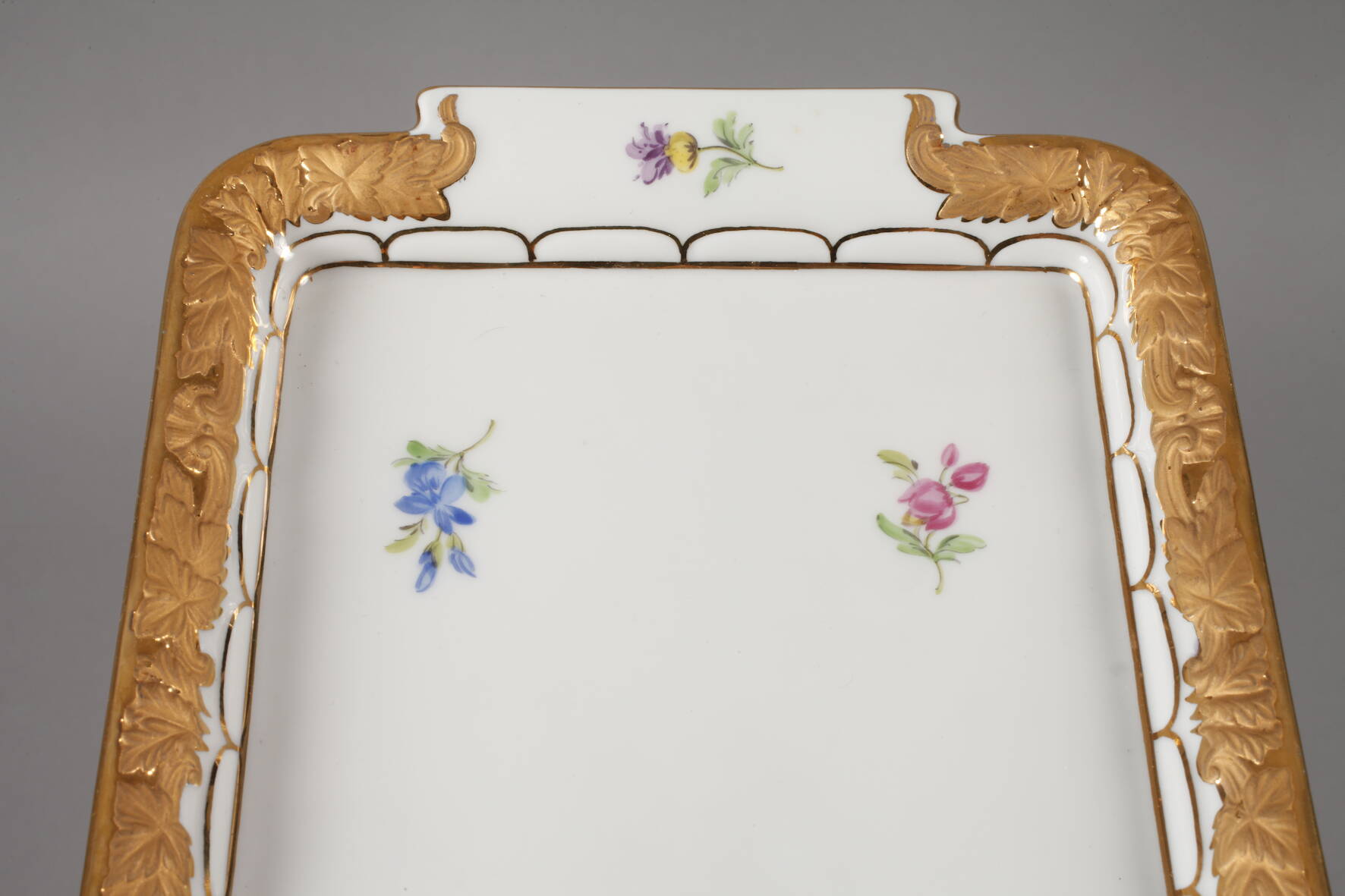 Meissen king cake plate "X-Form" - Image 2 of 3
