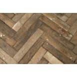 50 square metres of strip parquet flooring