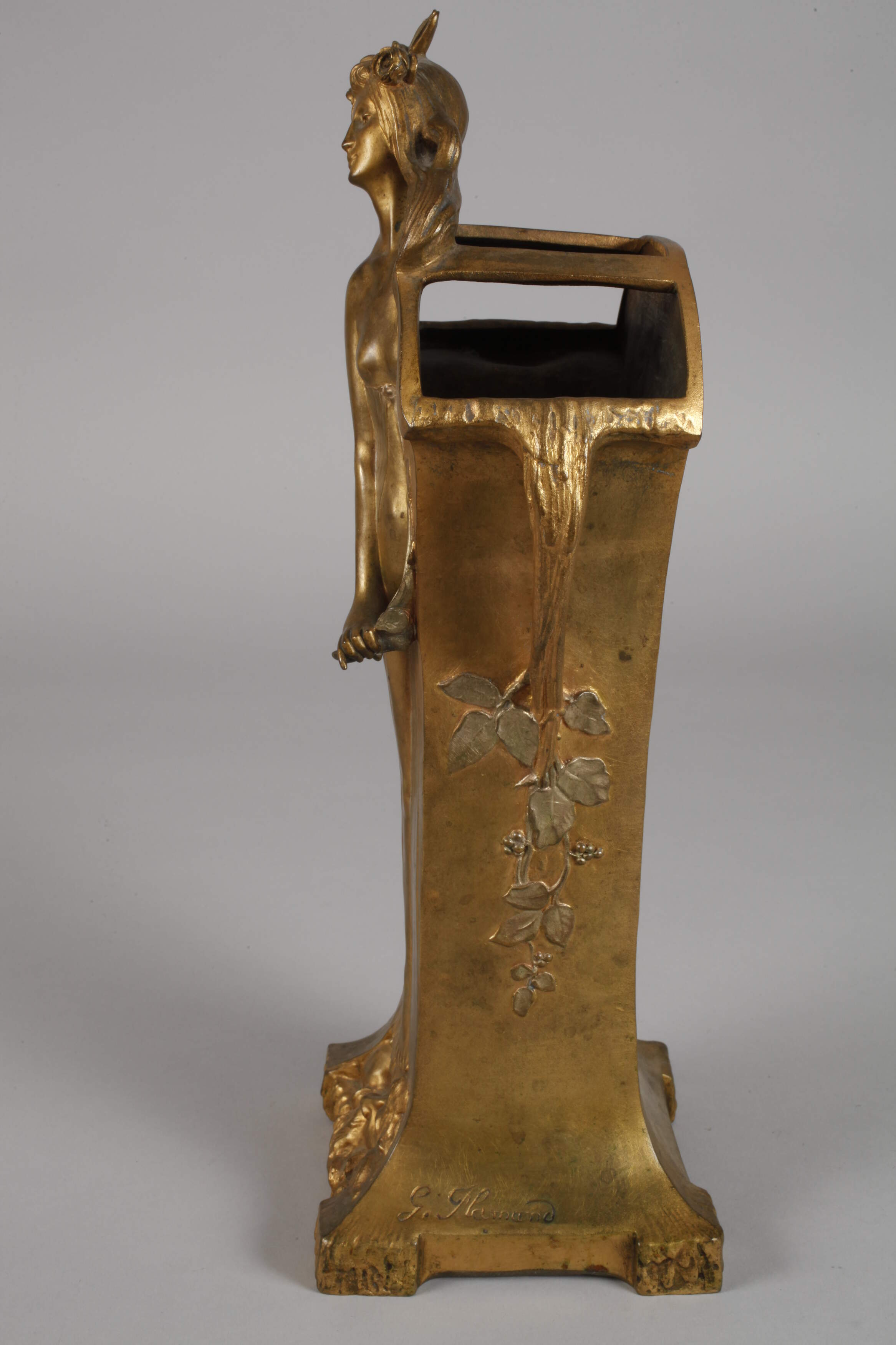 Georges Flamand, figurative vase - Image 6 of 8