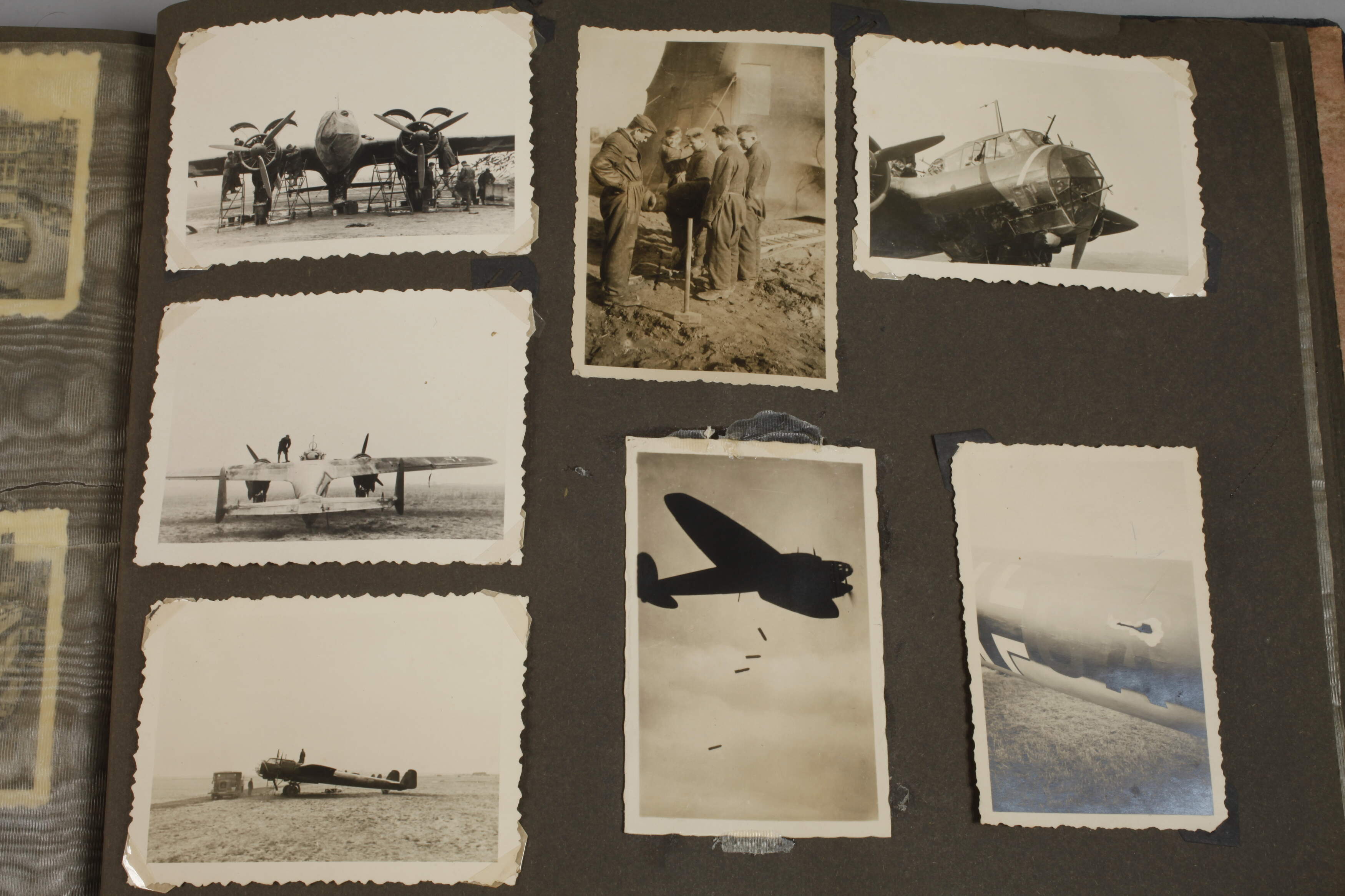 Three World War II service photo albums - Image 3 of 11