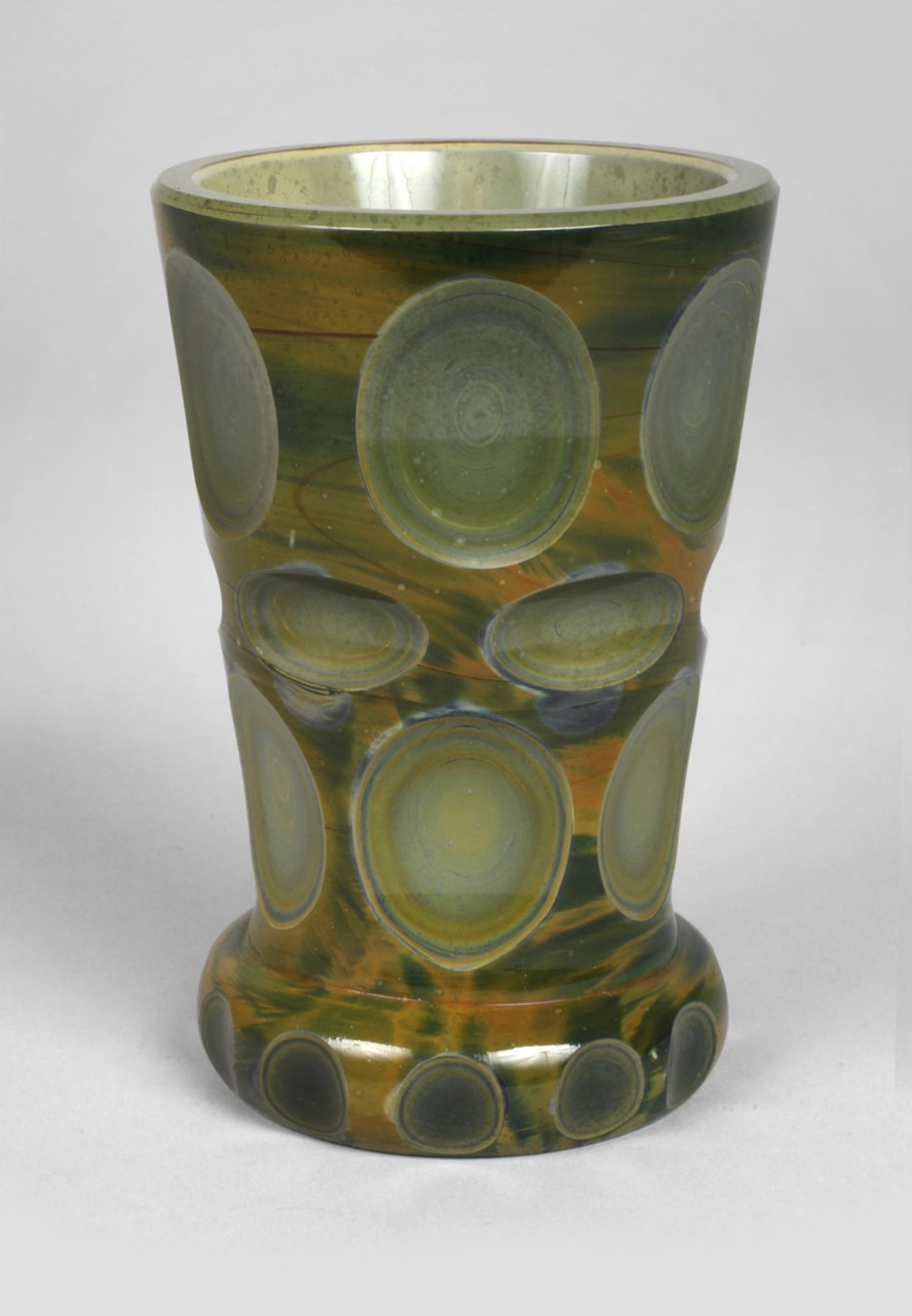 Lithyalin glass goblet