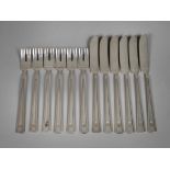 Art deco fish cutlery