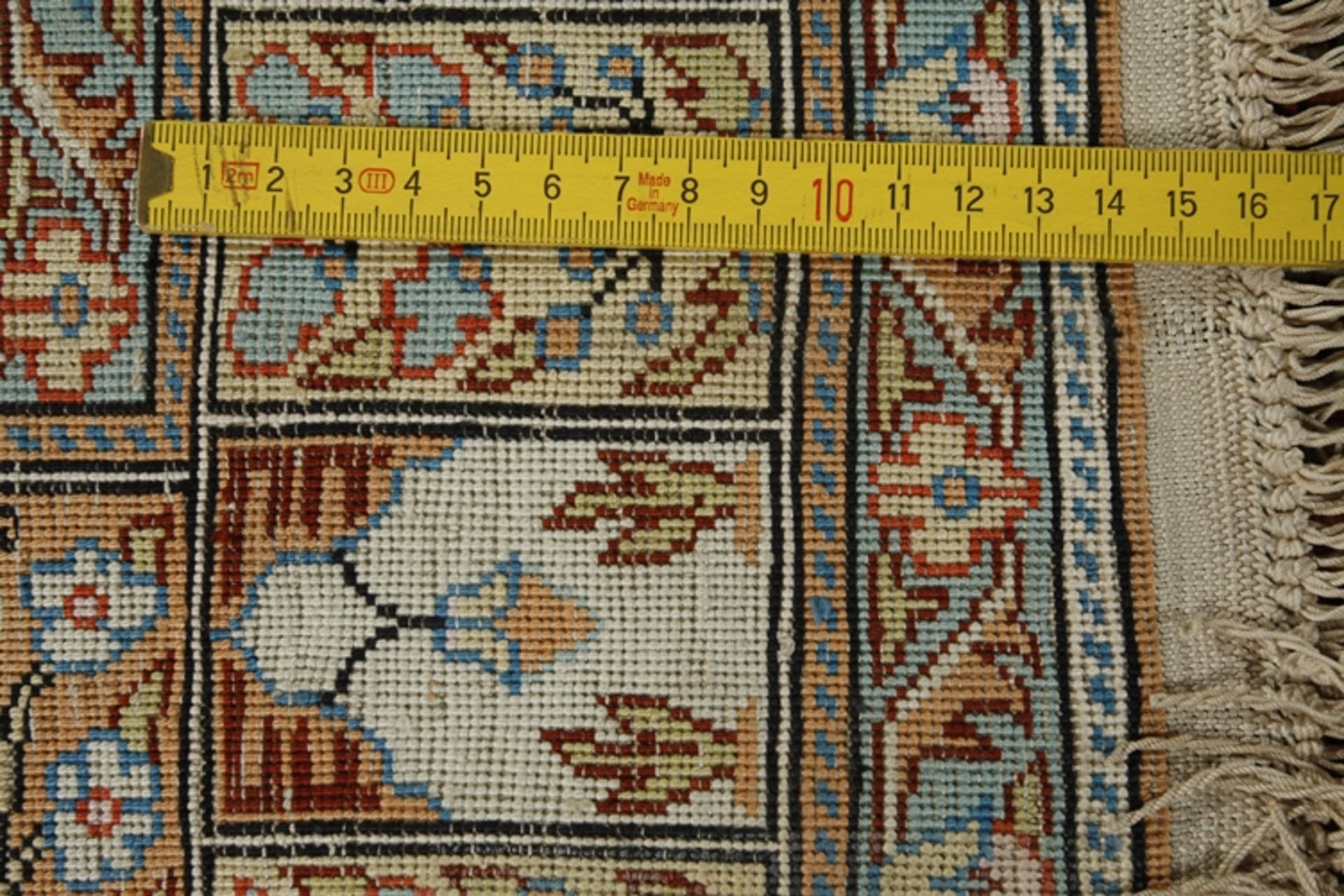 Three small silk carpets - Image 7 of 7
