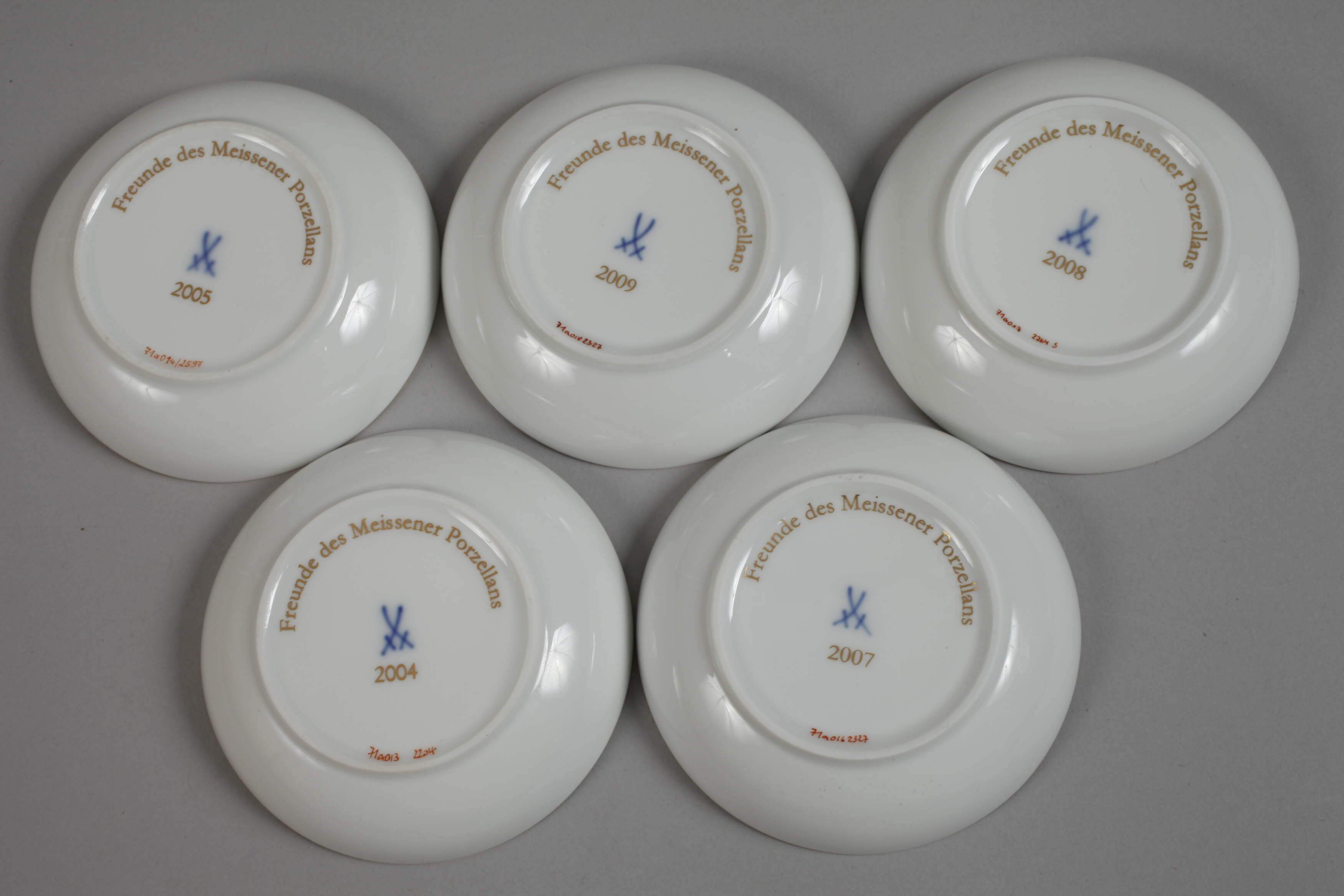 Meissen convolute of year bowls - Image 3 of 5