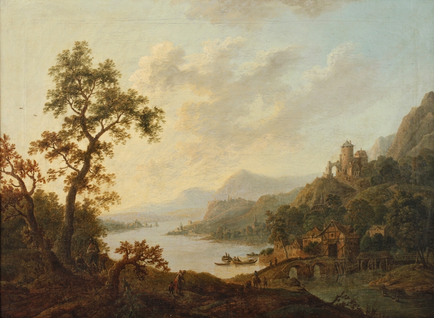 Romantic Rhine Landscape