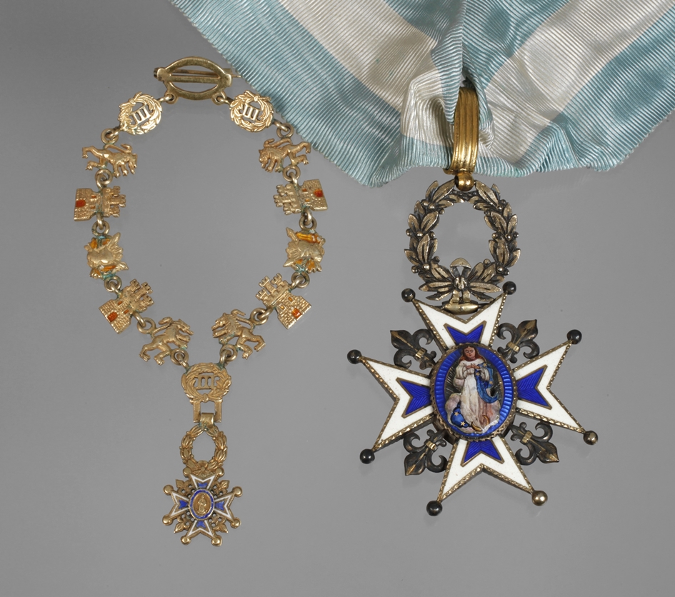 Commander's Cross and Collane Carlos III Spain