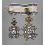 Commander's and Knight's Cross of St.Sava Order of Serbia