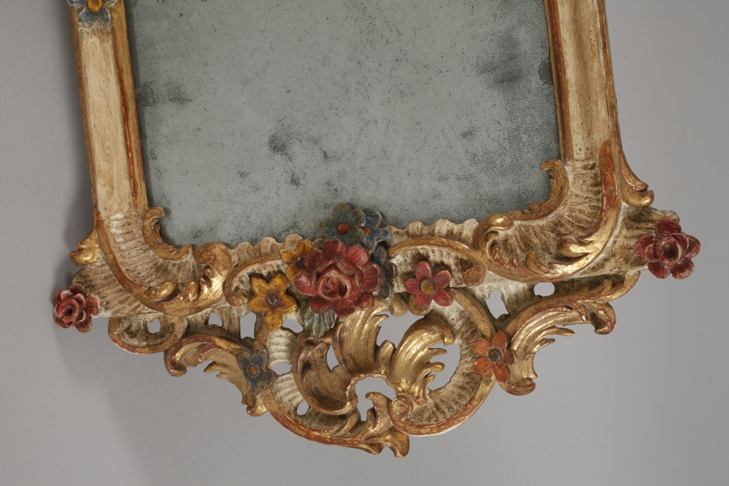 Rococo wall mirror - Image 3 of 4