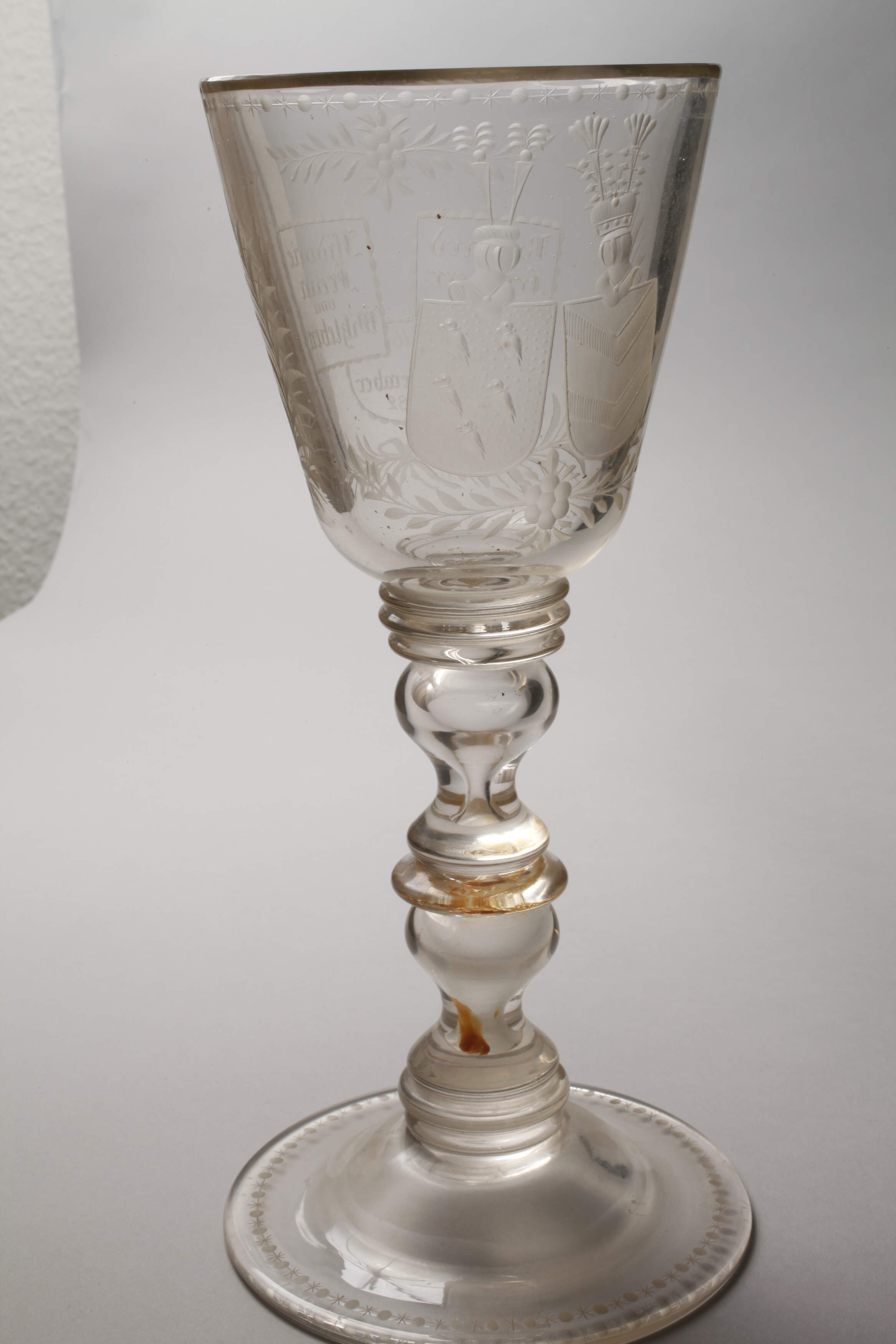 Large wedding goblet from aristocratic property - Image 7 of 7