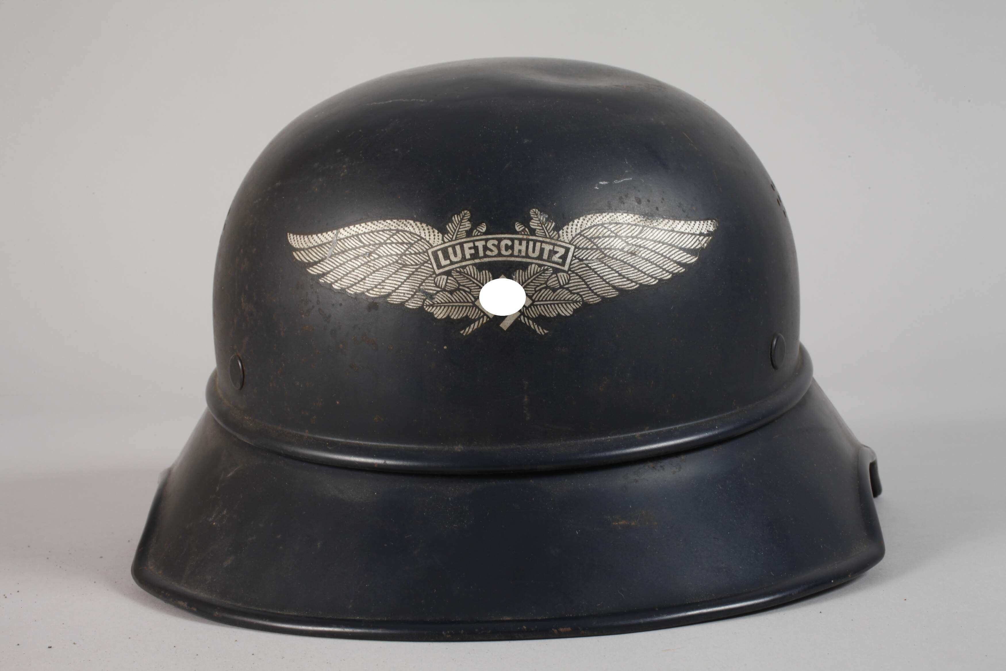 Air defence helmet 2nd World War - Image 2 of 5