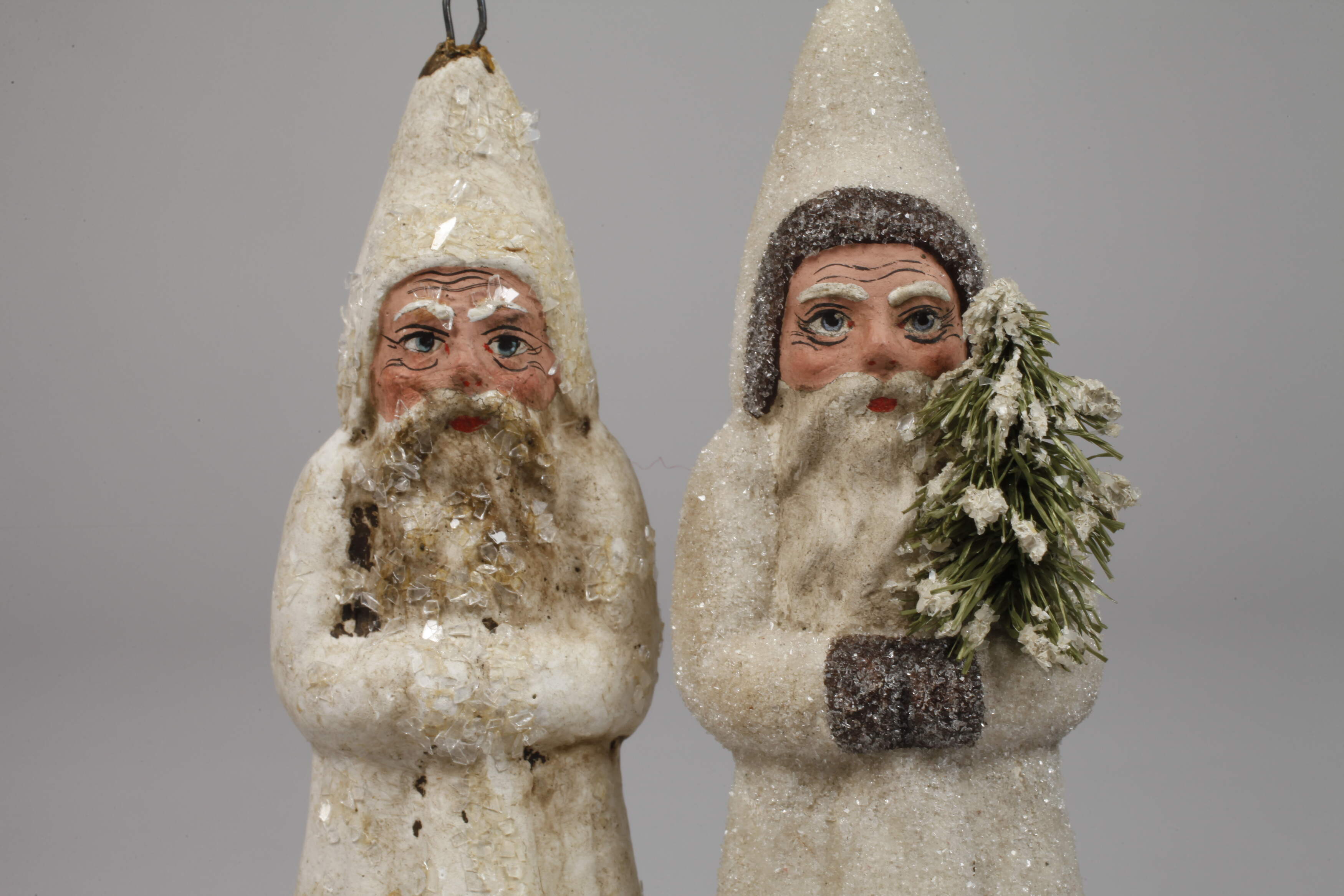 Dresdner Pappe two plastic Santas  - Image 3 of 3