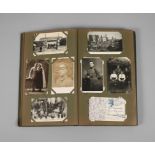 Postcard album WW1