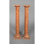 Pair of marble columns