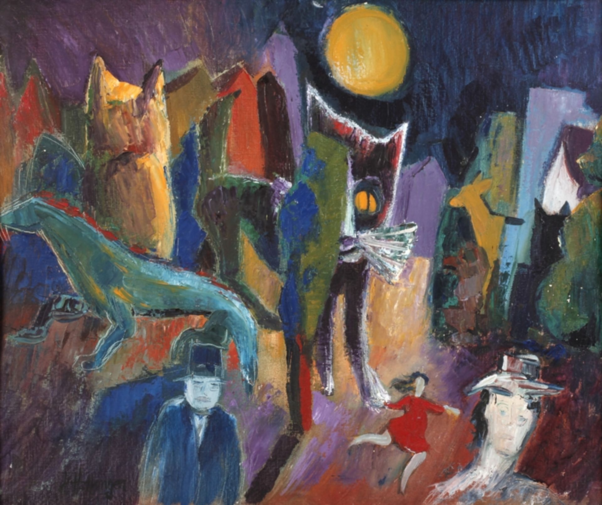 Jacob Max Hottinger, Neoexpressionistische Komposition