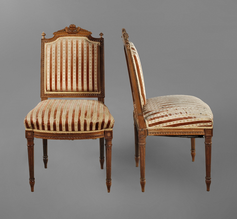 Pair of classicist chairs