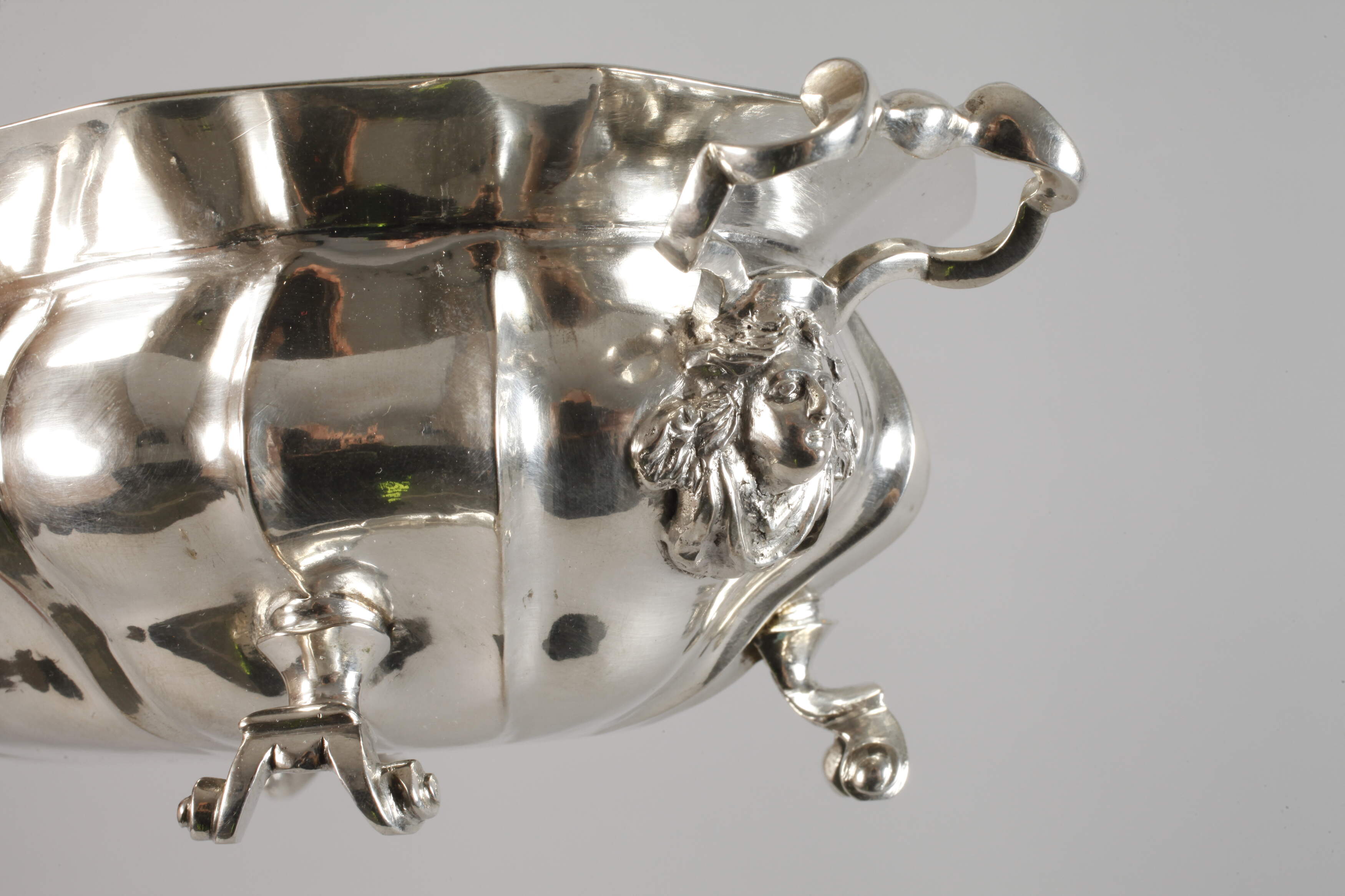 Baroque silver bowl Rostock  - Image 3 of 5