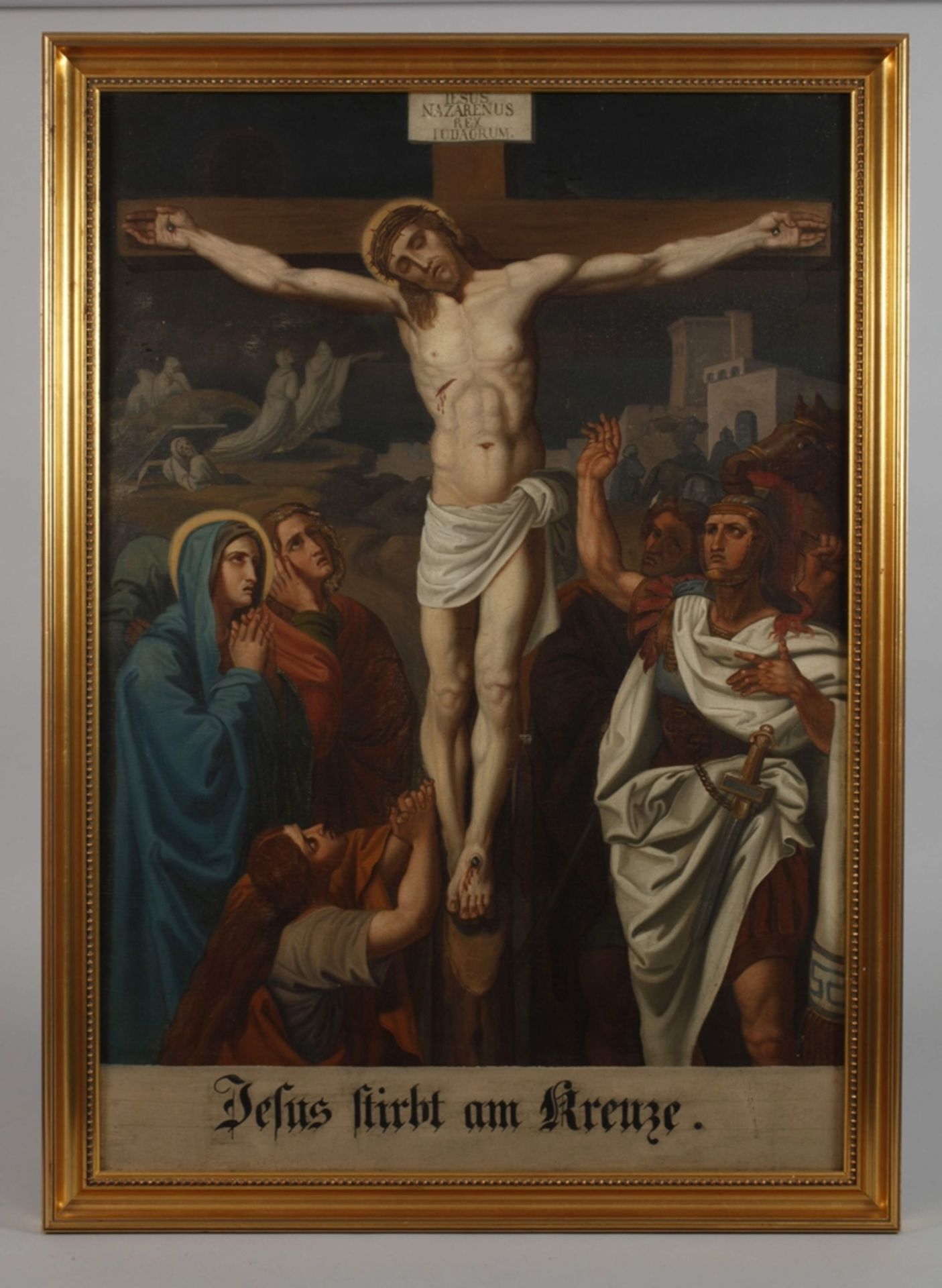Scene of the Way of the Cross, "Jesus dies on the Cross" - Image 2 of 4