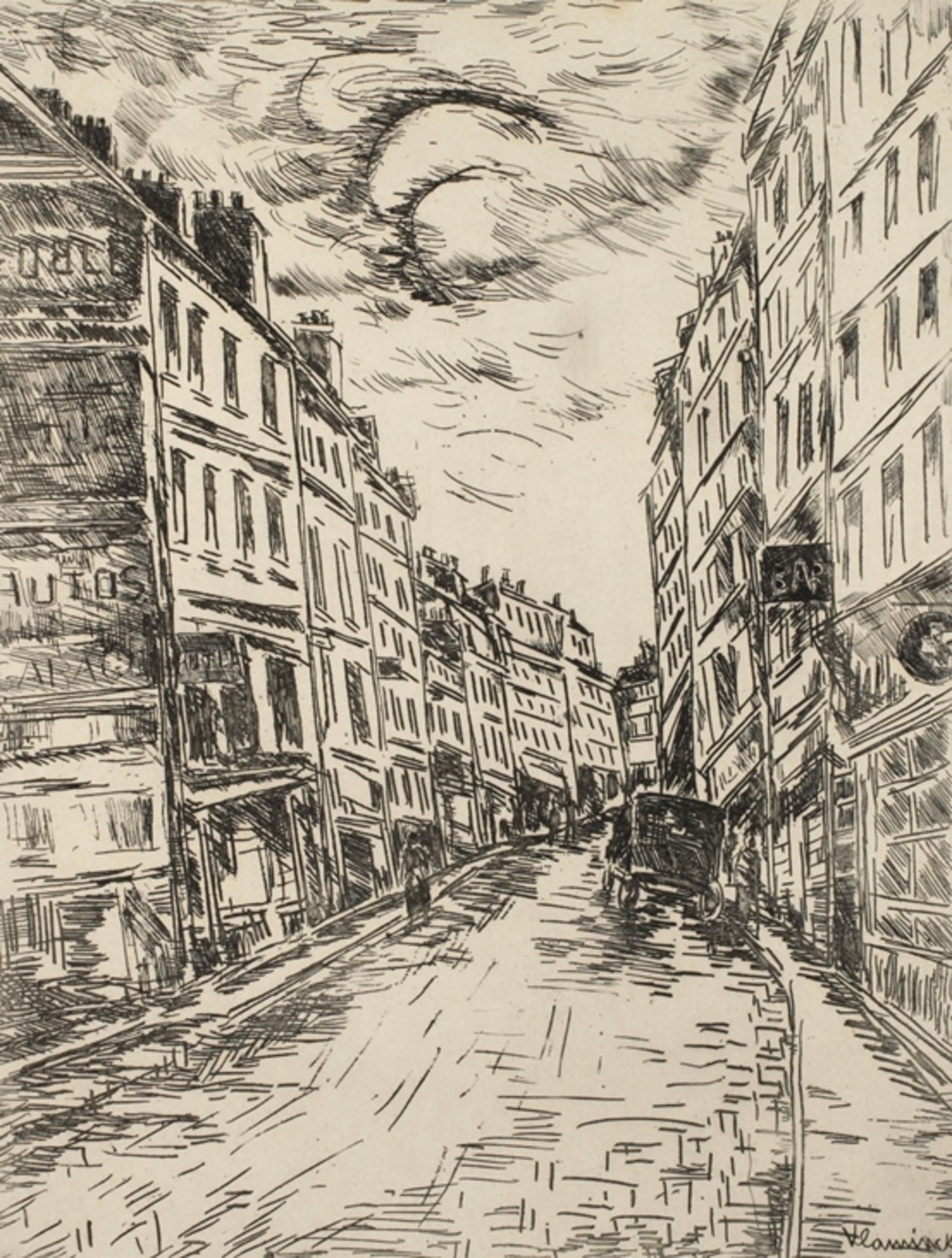 Maurice de Vlaminck, "La Rue de la Glaciére"